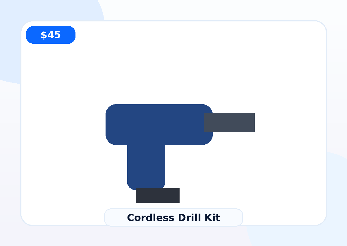 Cordless Drill Kit