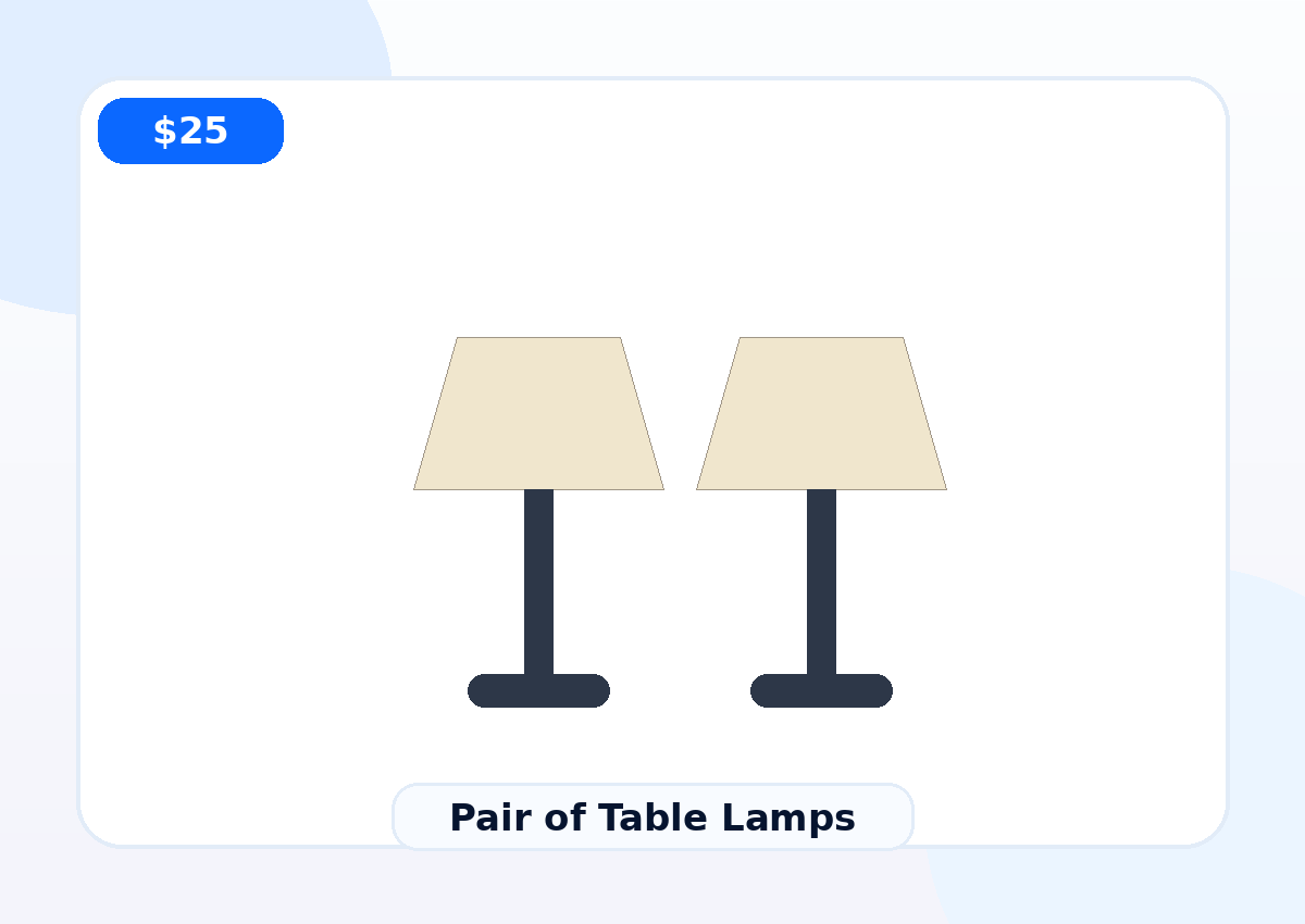 Pair of Table Lamps