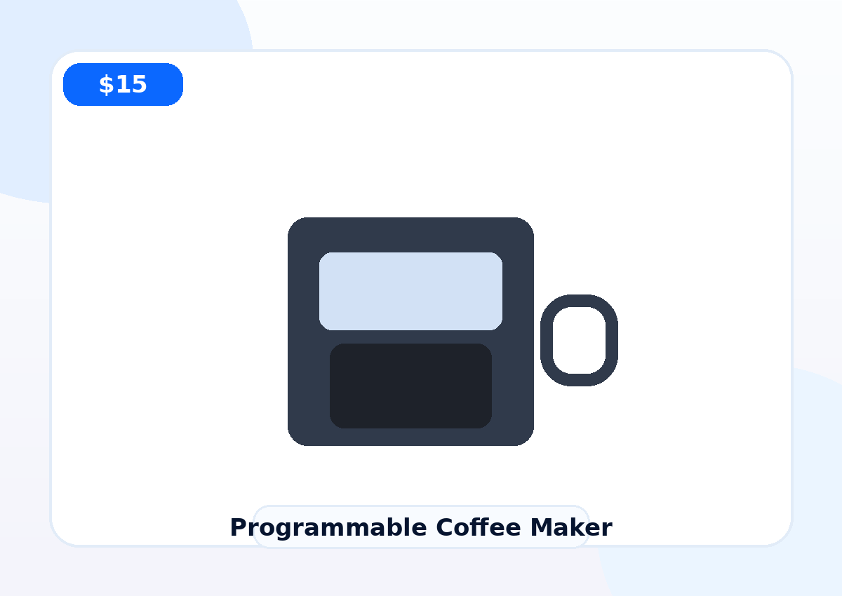 Programmable Coffee Maker